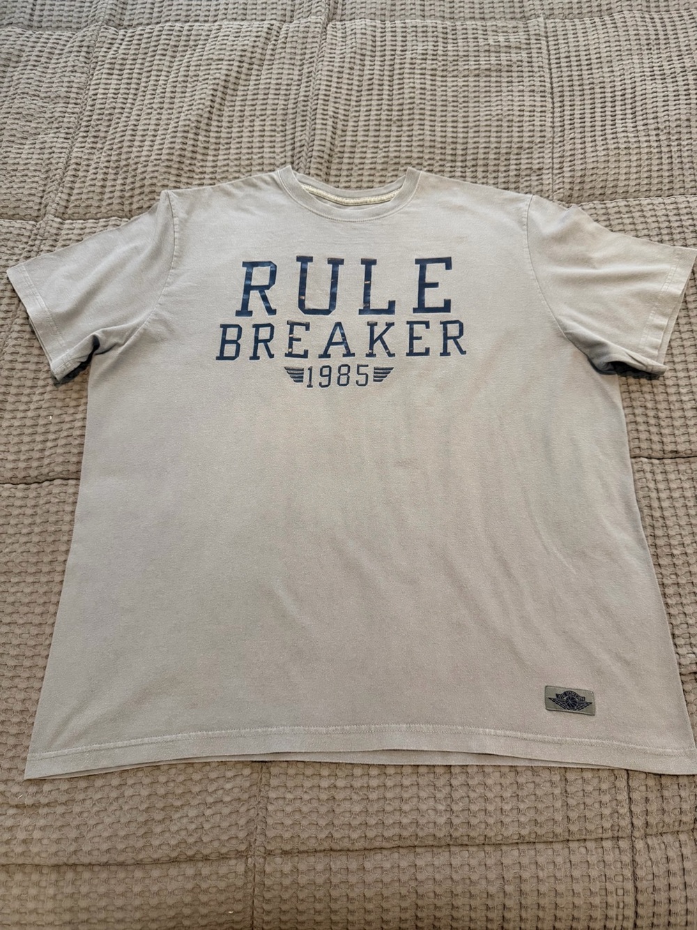 Jordan Air Jordan Rule Breaker 1985 Graphic T-Shirt – Men’s Size XXL Gray